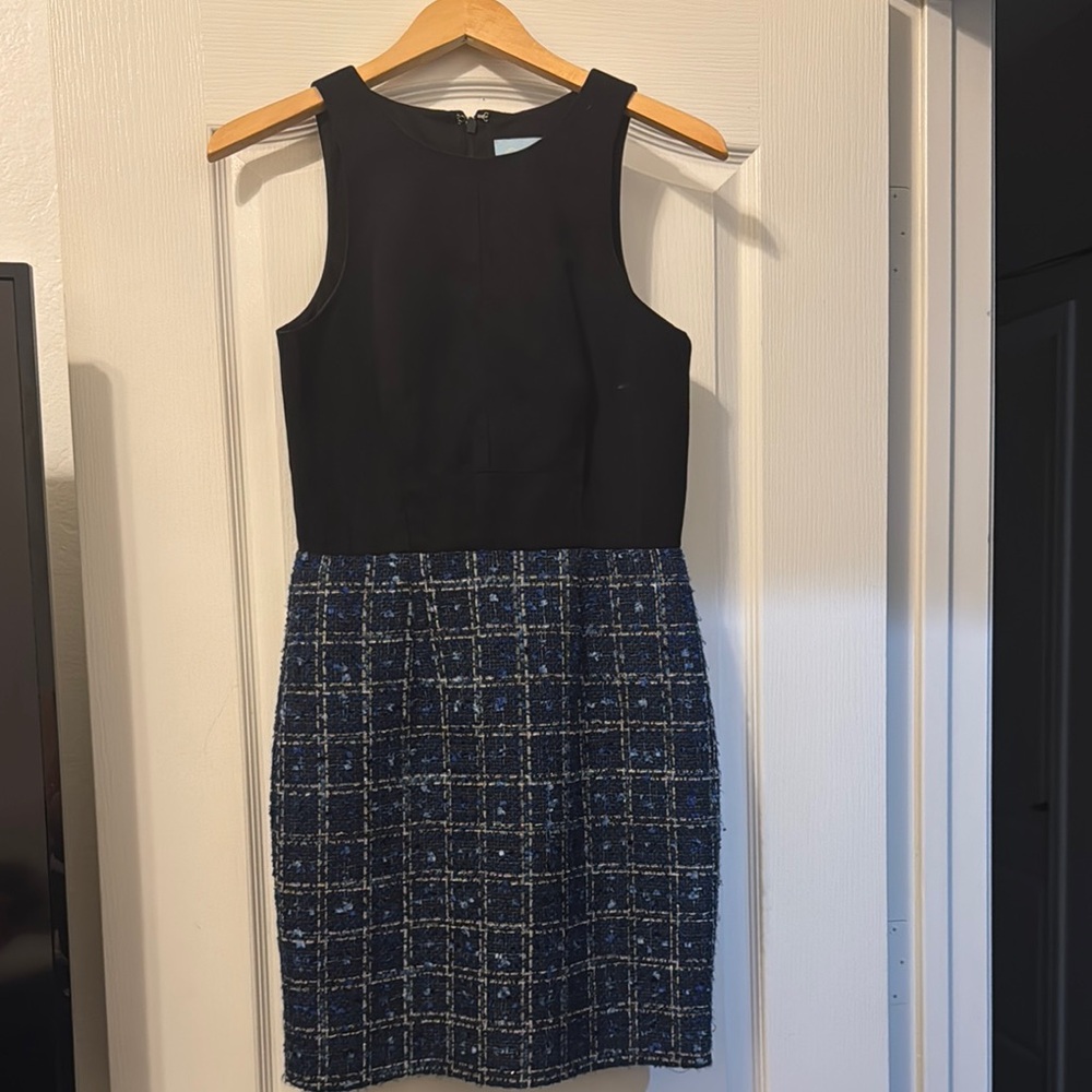 Elegant Black and Blue Women's Dress